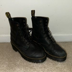 USED SHRIVER HI WOMEN'S WYOMING LEATHER HEELED BOOTS